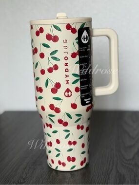 HydroJug CHERRY 40 oz Traveler Tumbler - Cherries Limited Edition